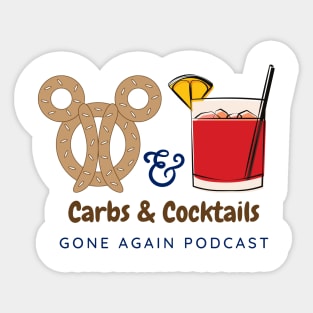 Carbs & Cocktails Sticker